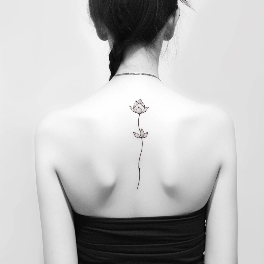 Alex's lotus, thanks as always Alex! @rebelandrosetattoo @threekingsli # tattoos #tattoos #minimalist #minimalisttattoo #femaletattooa... | Instagram