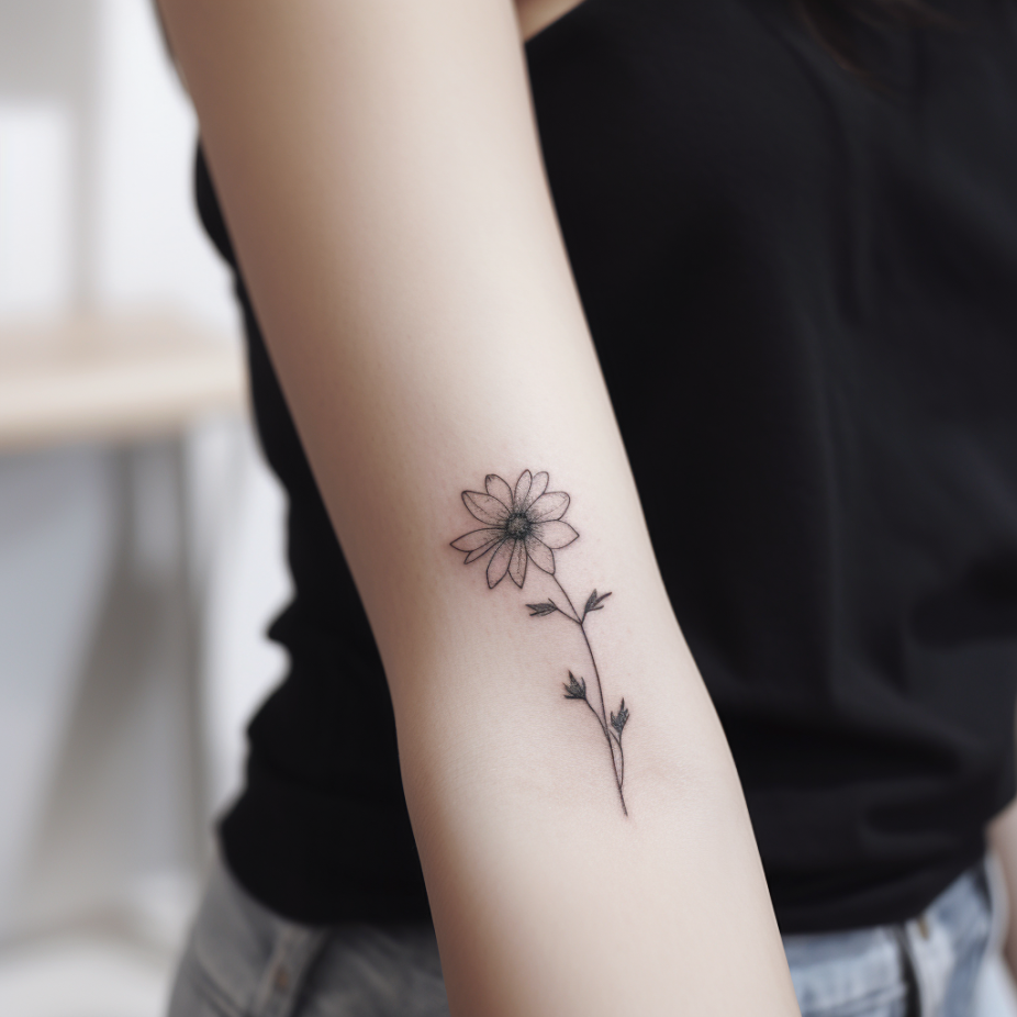 Minimal Tattoo - flower | Facebook