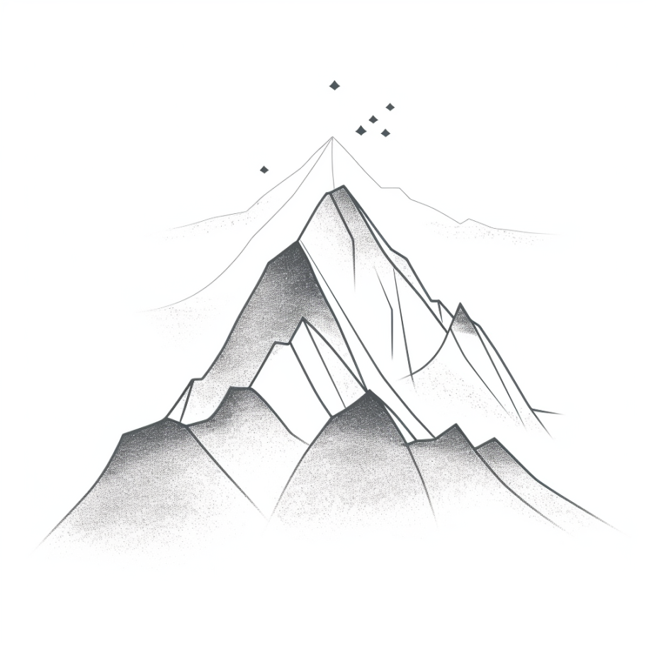 minimalist mountain tattoo ideas