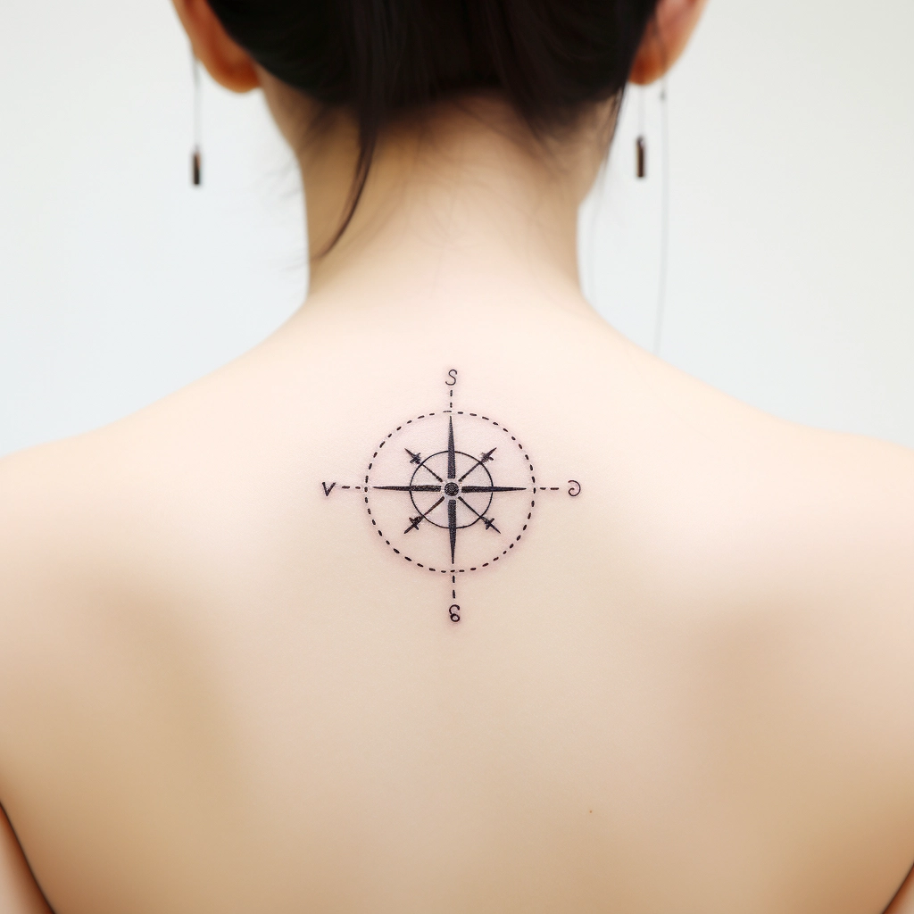 Compass tattoo by Live2 Tattoo | Post 19751
