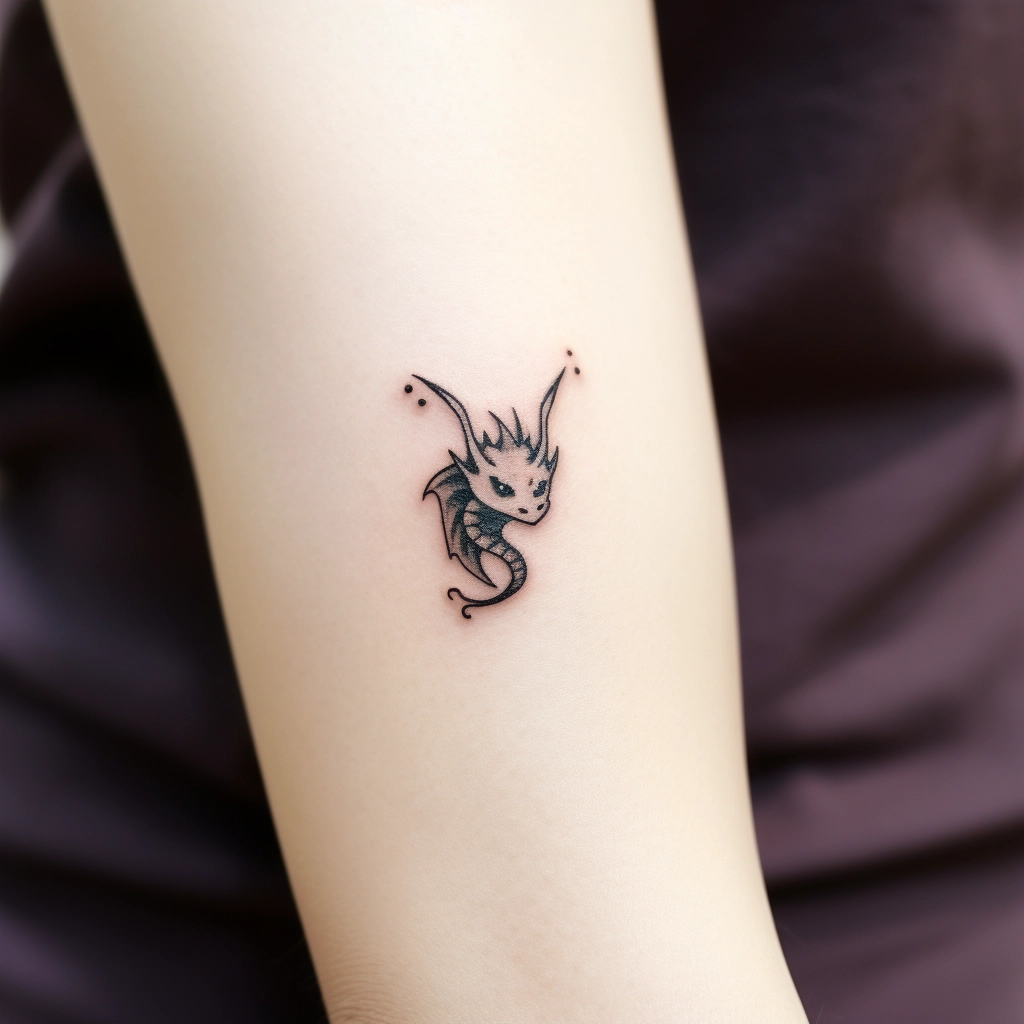 Pin by Victoria Fernández on tatuajes | Small dragon tattoos, Small tattoos,  Simplistic tattoos